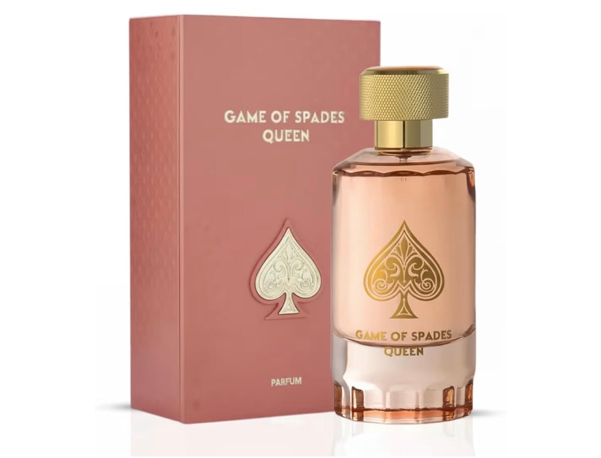Jo Milano Game of Spades Queen Parfum Spray | 3.4 oz (100ml) | Amber, Rose, Floral, Oud, Musk Scent | Long Lasting Fragrance for Women