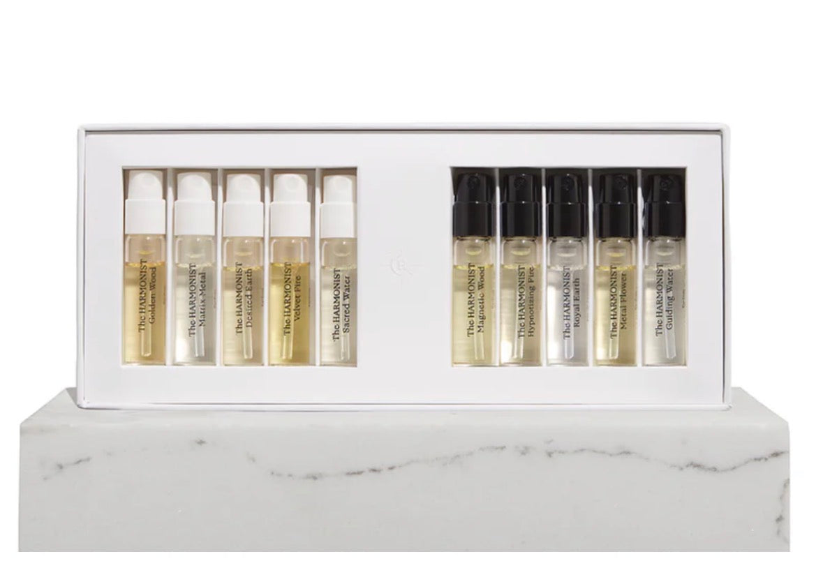 The Harmonist Discovery Kit, 10 Parfum Samples, 1.5ML Each, 0.05 FL.OZ