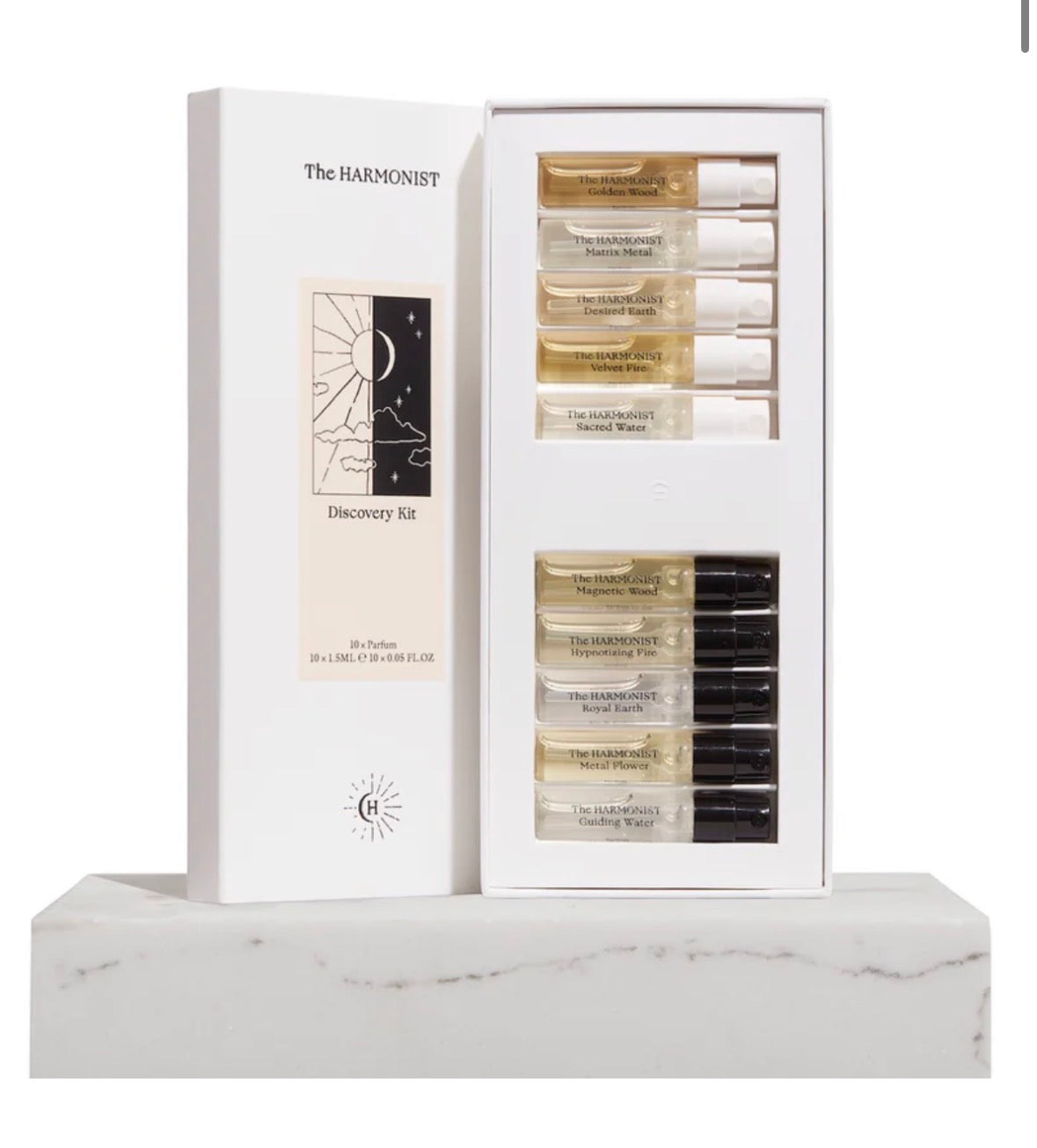The Harmonist Discovery Kit, 10 Parfum Samples, 1.5ML Each, 0.05 FL.OZ