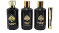 Jo Milano Game of Spades Wildcard 4-Piece Gift Set Unisex, (3.4 Oz Parfum Spray + 6.8 Oz Body Cleanser + 6.8 Oz Body Cream + 0.27 Oz Refillable Atomizer)