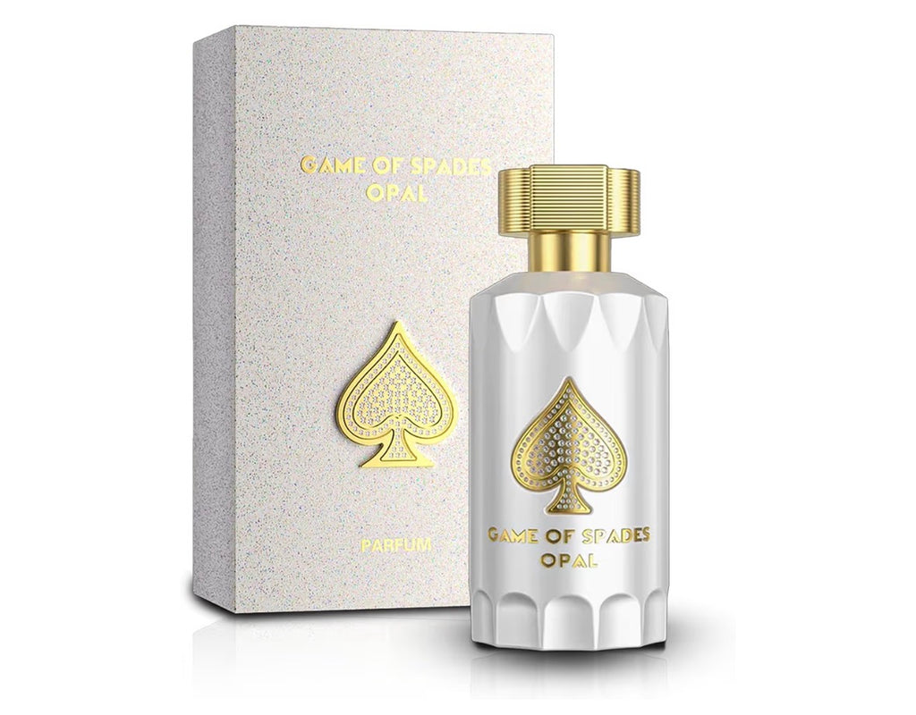 Jo Milano Game of Spades Opal Parfum Spray | 3.4 oz (100ml) | Rose, Oud Wood, Spicy, Citrus Scent | Long Lasting Fragrance for Men and Women (Unisex)