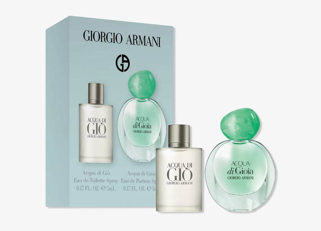 GIORGIO ARMANI 2 pc mini gift set his&hers